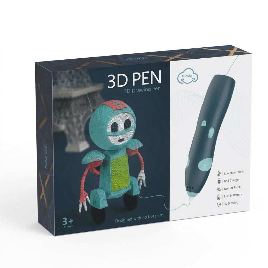 Low Temperature 3D Printing Pen – Blue for kids in Kuwait
